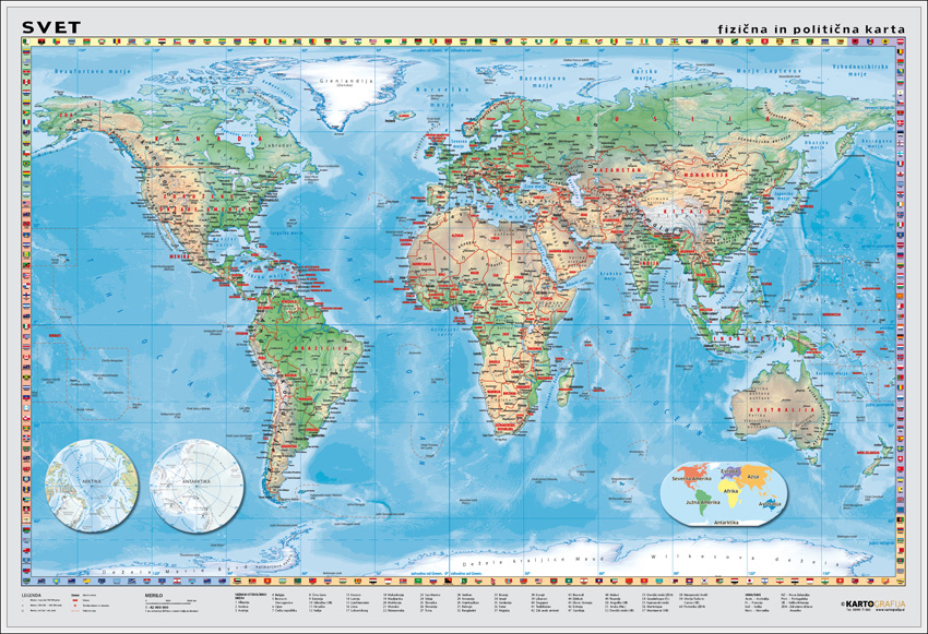 karta sveta prodaja Stenske karte   Kartografija d.o.o. karta sveta prodaja